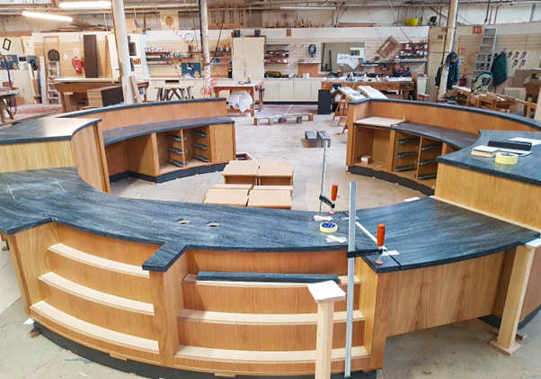 Matt lacquer finish and tops added